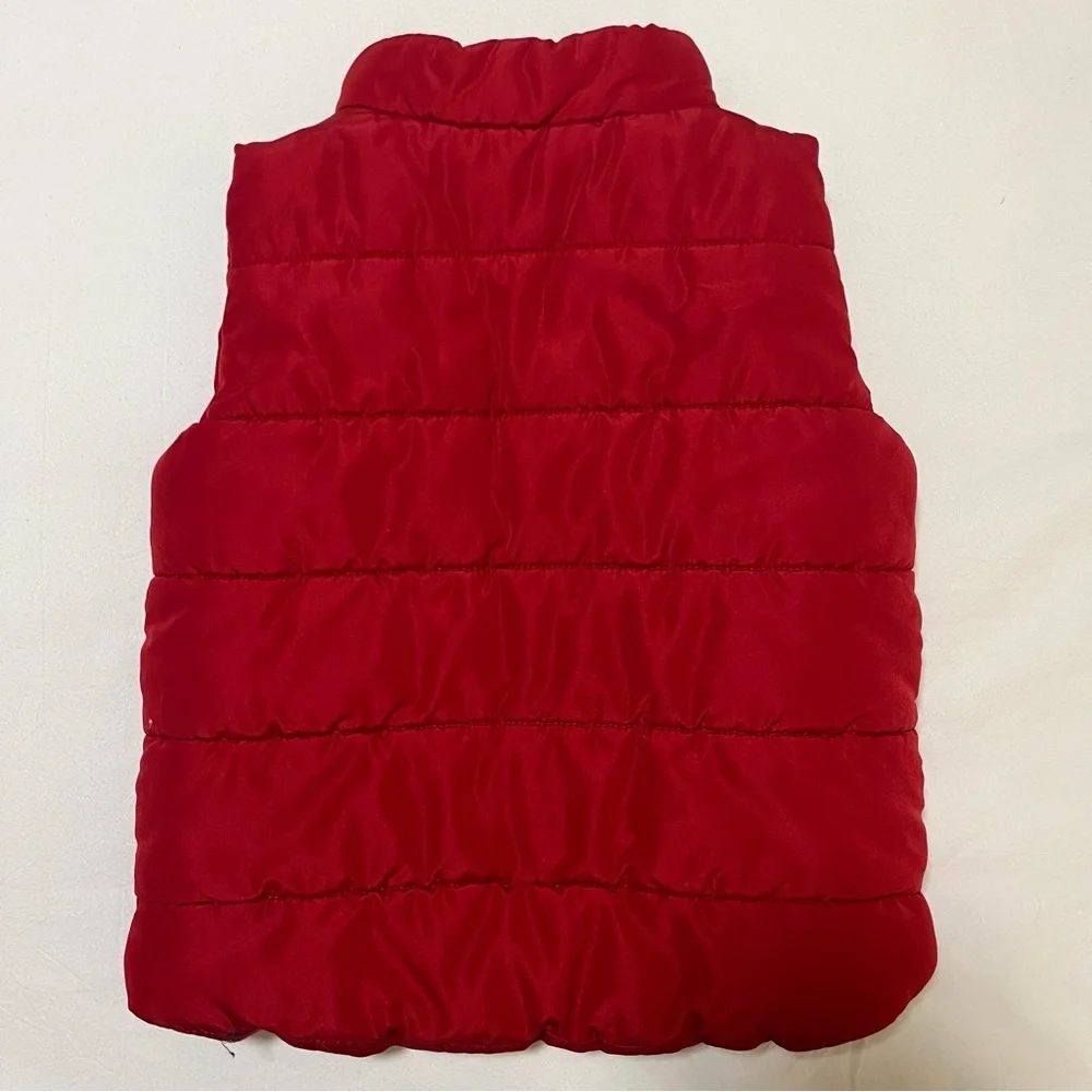 Tommy Hilfiger Red Puffer Vest | 18M